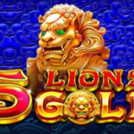 5 Lion Gold Slot Mania: Slot Penuh Emas Singa